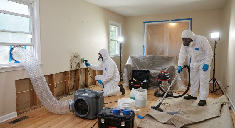 White Mold Mitigation in Dallas, TX